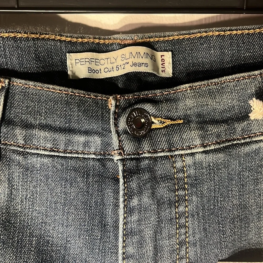 Levi’s Boot Cut 512 Jeans Perfectly Slimming Irregular Women’s 14M NWT - Picture 5 of 11